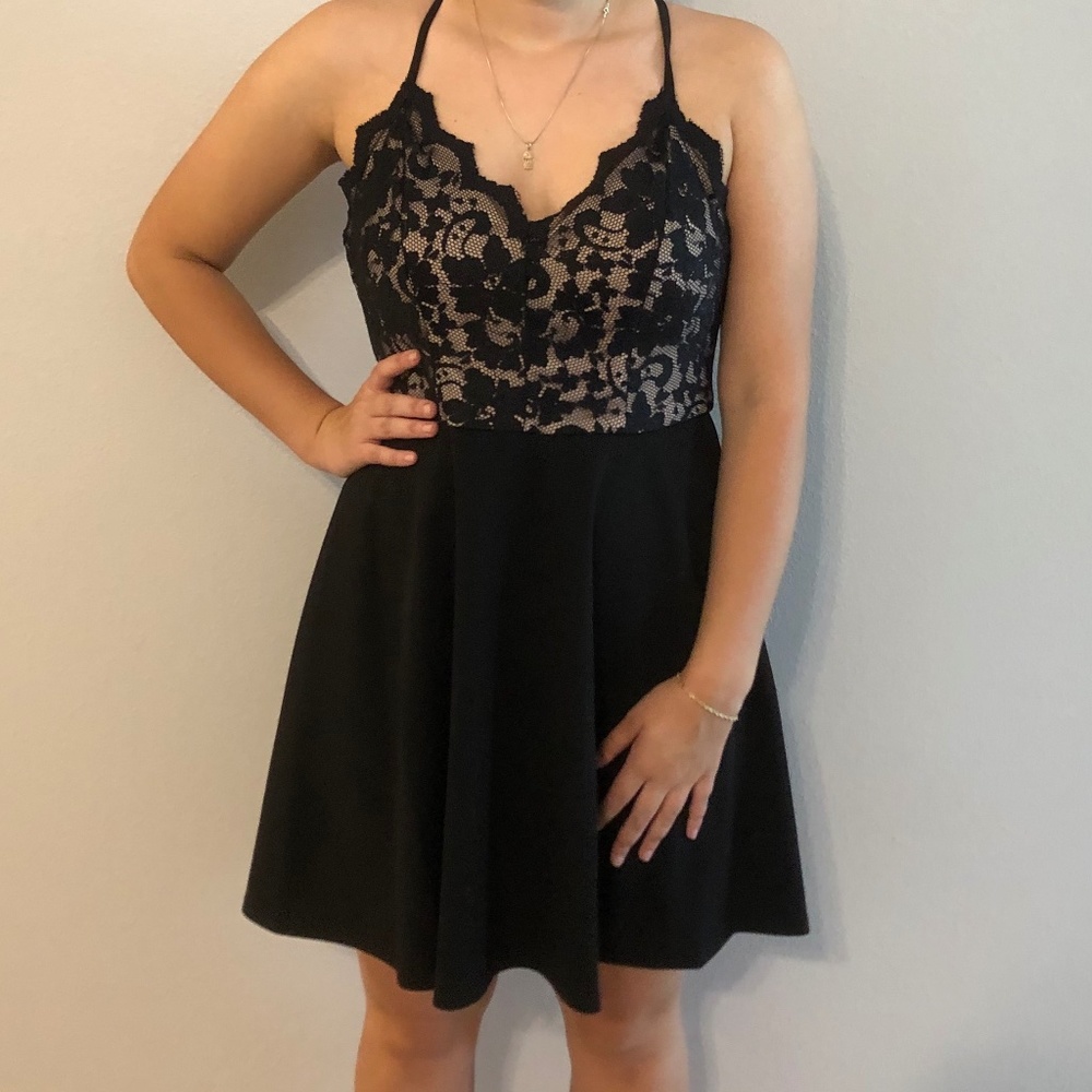 Formal black dress